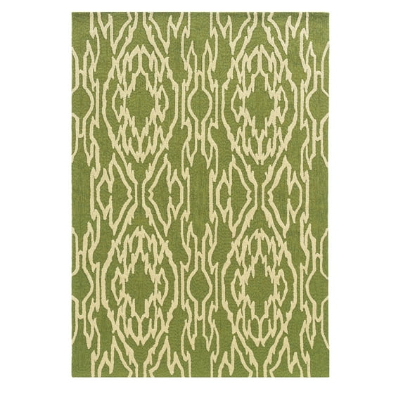 Linon Home Décor Le Soleil Area Rug Collection, Terracotta and Ivory, 1.83' x 2.83'
