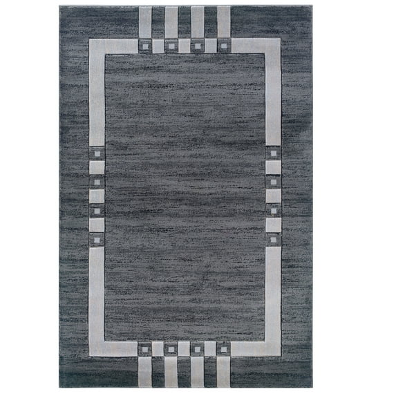 Linon Home Décor Milan Area Rug Collection, Garnet and Ivory, 1.1' x 2.1'