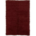 thumbnail image 1 of Linon Home Décor New Flokati Area Rug Collection, Burgundy, 2.33 x 8.5, 1 of 5
