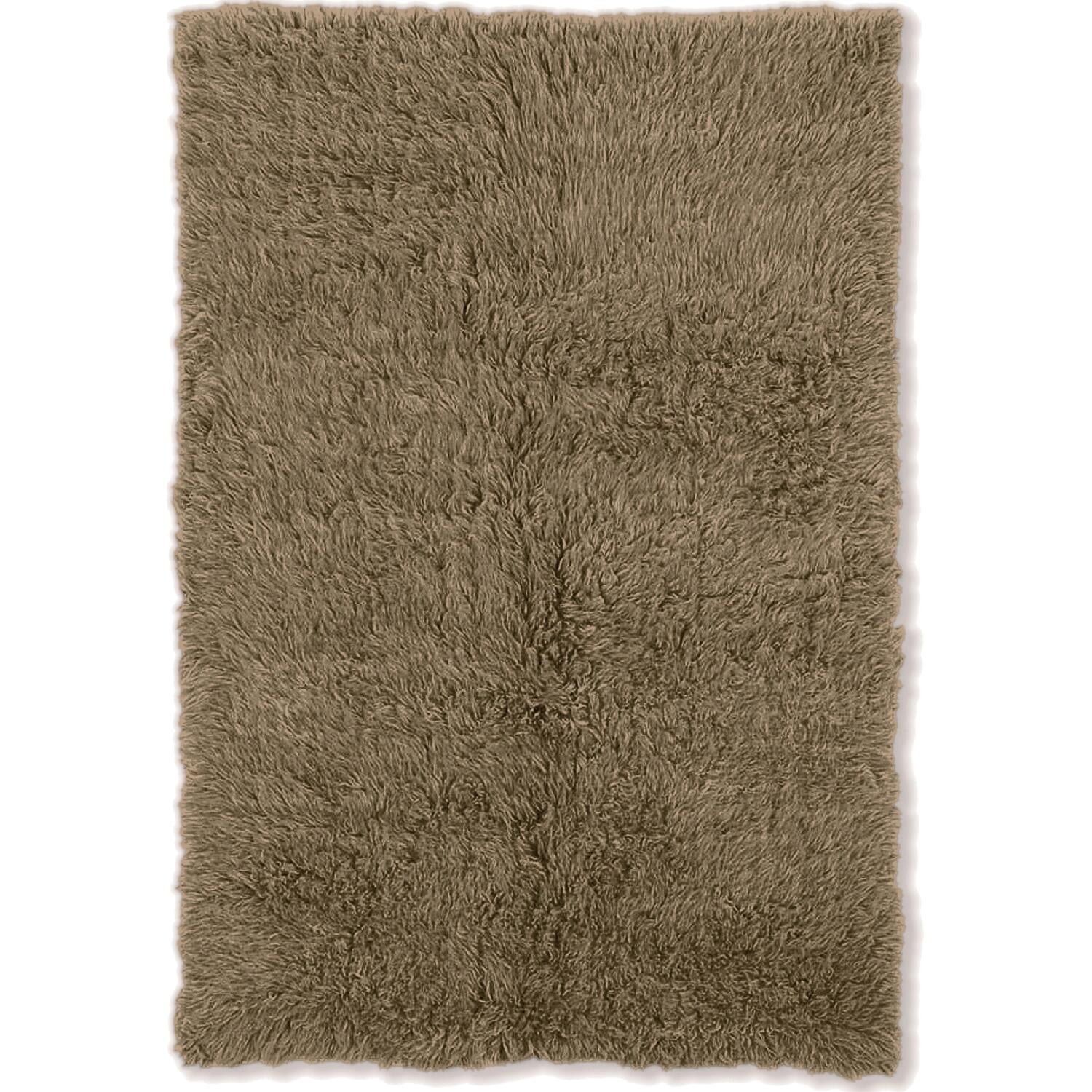 Linon Home Décor New Flokati Area Rug Collection, Mushroom, 5 x 8