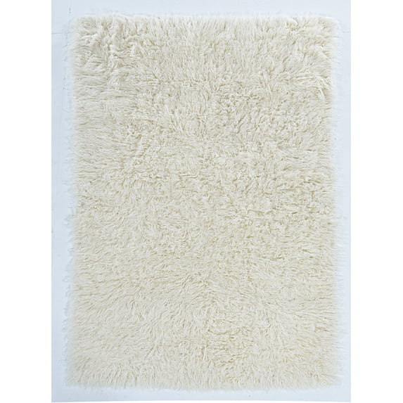 Linon Home Décor New Flokati Area Rug Collection, Natural, 8' x 10'