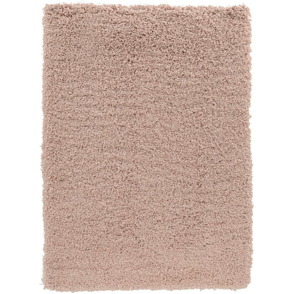 Linon Home Décor Pastel Shaggy Area Rug Collection, Blush, 8' x 10'