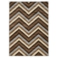 thumbnail image 1 of Linon Home Décor Roma Area Rug Collection, Chocoal and Beige, 2' x 3', 1 of 3