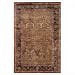 Linon Home Décor Rosedown Area Rug Collection, Caper and Sepia, 9' x 12'