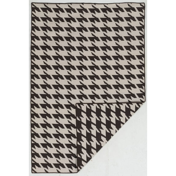 Linon Home Décor Salonika Area Rug Collection, Brown and Natural, 5' x 8'