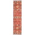 thumbnail image 1 of Linon Home Décor Washable Devlin Area Rug or Runner Collection, Red and Ivory, 2' x 8', 1 of 19