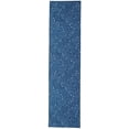 thumbnail image 1 of Linon Home Décor Washable Fuller Area Rug or Runner Collection, Blue and Ivory, 2' x 8', 1 of 19