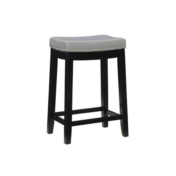 Linon Claridge Gray Counter Stool