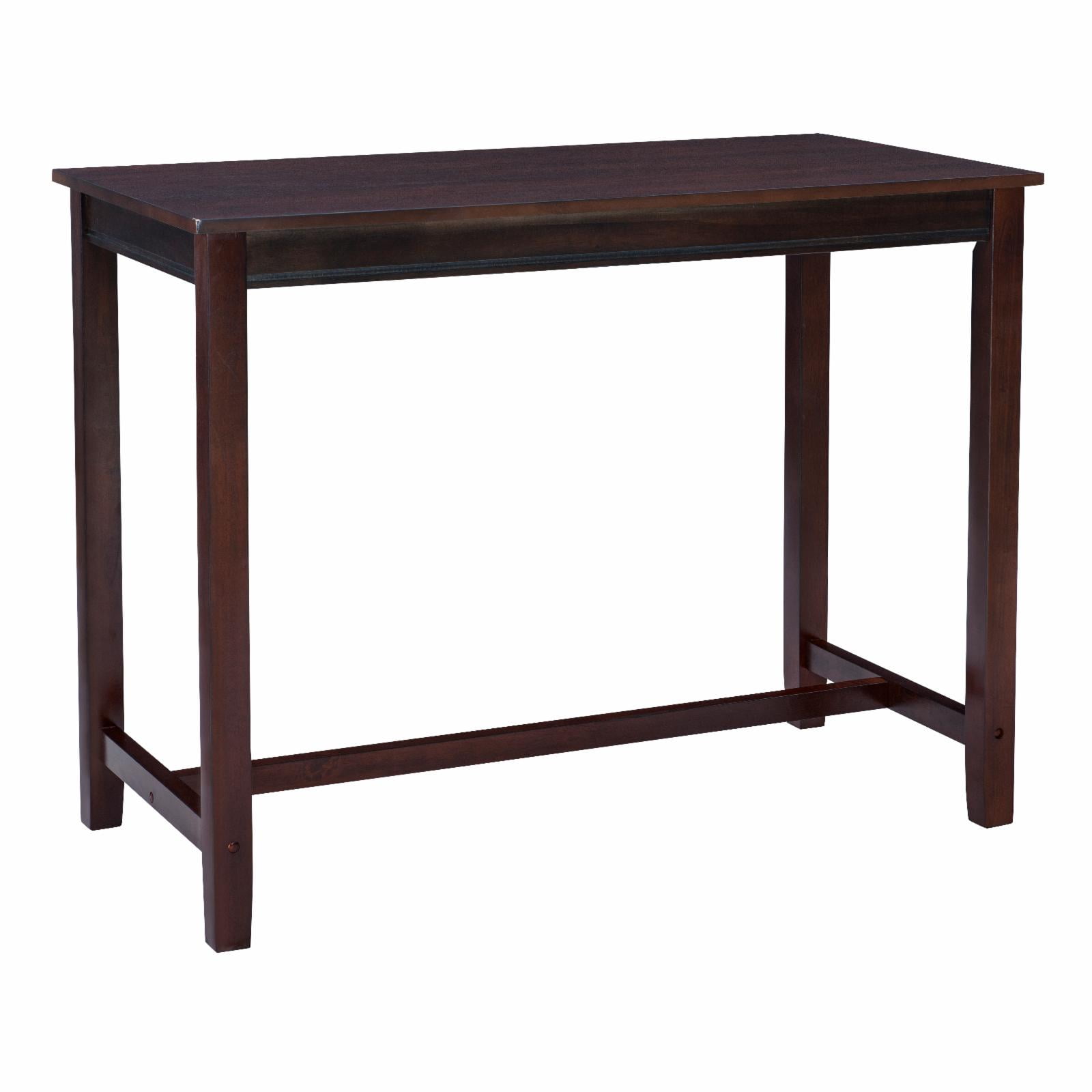 Claridge 36" Transitional Black Solid Wood Counter Height Pub Table