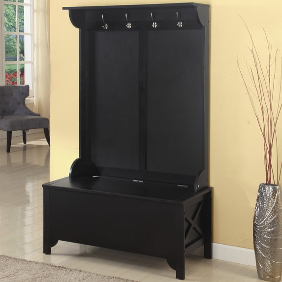 Linon Home Decor Anna Hall Tree, Black