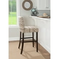 thumbnail image 1 of Linon Home Decor BS012OCO01U Mller Ikat Coconut Bar Stool, 1 of 8