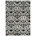 thumbnail image 1 of Linon Home Decor Elegance Area Rug Collection, White and Turquoise, 5' x 7'3", 1 of 6