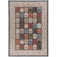 thumbnail image 1 of Linon Home Decor Emerald Area Rug Collection, Black and Ivory, 5' x 7', 1 of 5