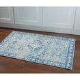 thumbnail image 1 of Contemporary Home Living 2.25' x 3.25' Medallion Rectangular Area Throw Rug - Blue and Navy Blue, 1 of 6
