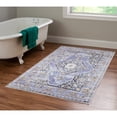 thumbnail image 1 of Contemporary Home Living 3.25' x 5' Medallion Geometric Area Throw Rug - Lavender and Gray, 1 of 7