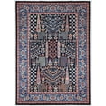 thumbnail image 1 of Linon Home Decor Emerald Area Rug Collection, Navy and Red, 5' x 7', 1 of 5