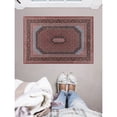 thumbnail image 1 of Contemporary Home Living 2.25' x 3.25' Octagonal Medallion Rectangular Area Throw Rug - Red and Blue, 1 of 7