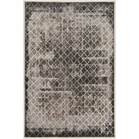 Linon Home Decor Evolution Area Rug Collection, Brown and Brown, 2' x 3'