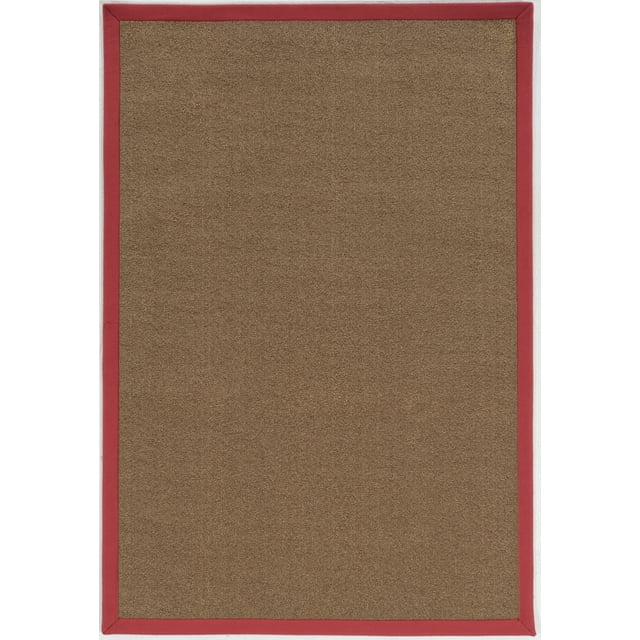 Linon Home Decor Faux Sisal Area Rug or Runner Collection, Brown and