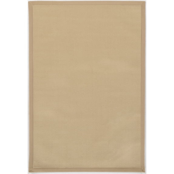 Linon Home Decor Faux Sisal Area Rug or Runner Collection, Natural and Beige, 13' x 13'