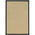 thumbnail image 1 of Linon Home Decor Faux Sisal Area Rug or Runner Collection, Natural and Black, 13' x 13', 1 of 3