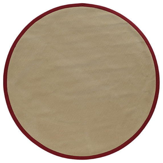 Linon Home Decor Faux Sisal Area Rug or Runner Collection, Natural and Brown, 13' x 16'