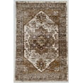 thumbnail image 1 of Linon Home Decor Illusions Area Rug Collection, Ivory and Gold, 3' x 5', 1 of 5