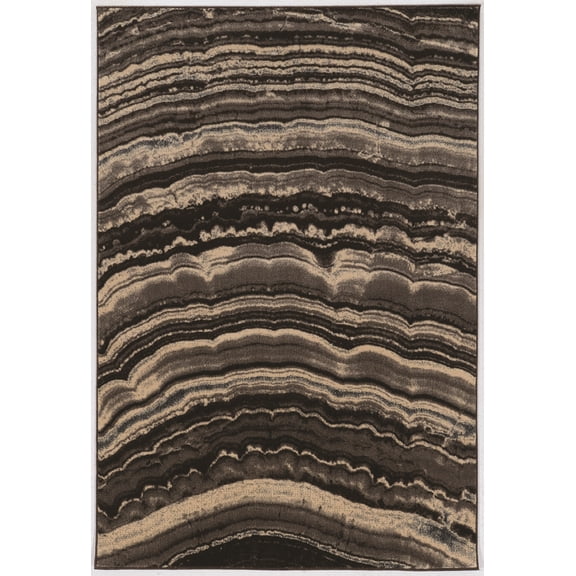 Linon Home Decor Masters Area Rug Collection, Blue and Cream, 2' x 3'