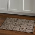 thumbnail image 1 of Linon Home Decor Milan Area Rug Collection, Black and Gray, 1.1' x 2.1', 1 of 4