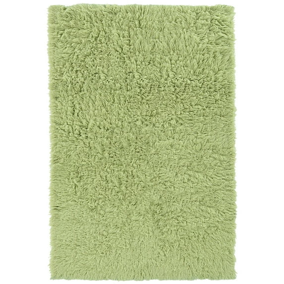 Linon Home Decor New Flokati Area Rug Collection, Lime Green, 2.33 x 4.67