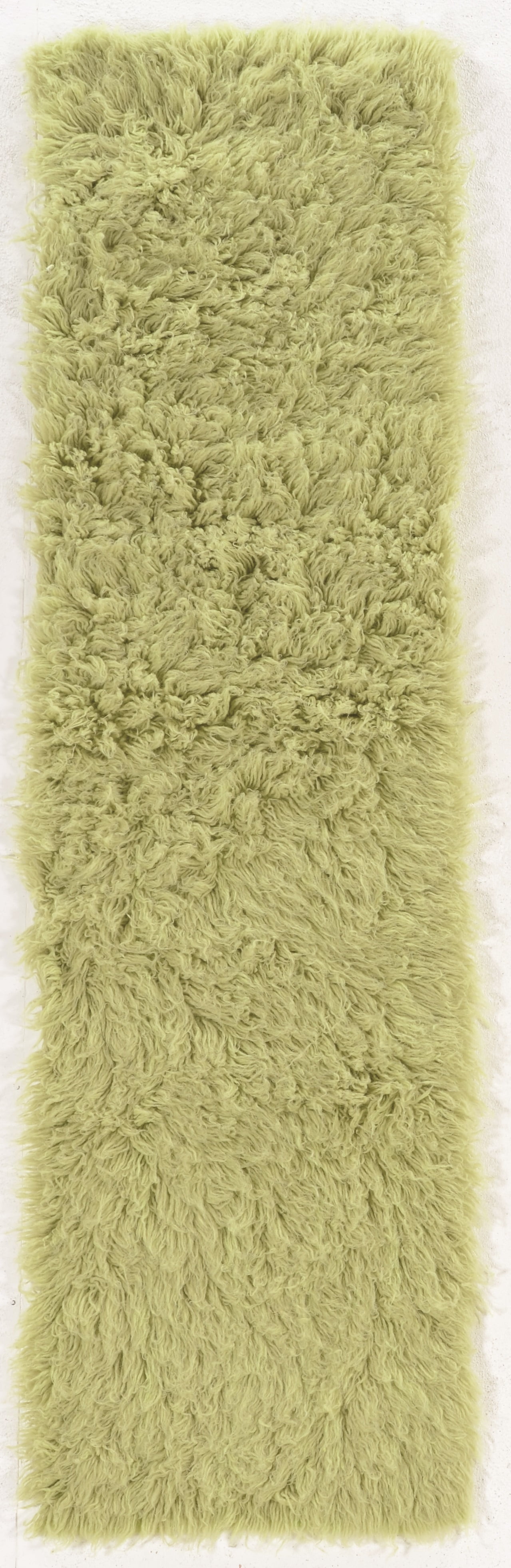 Linon Home Decor New Flokati Area Rug Collection, Lime Green, 2.33 x 8.5