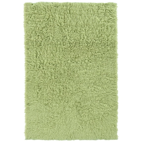 Linon Home Decor New Flokati Area Rug Collection, Lime Green, 5 x 8