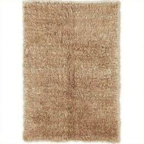 Linon Home Decor New Flokati Area Rug Collection, Tan, 5 x 8
