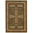 thumbnail image 1 of Linon Home Decor Persian Treasures Area Rug Collection, Cream and Black, 9' x 12', 1 of 5