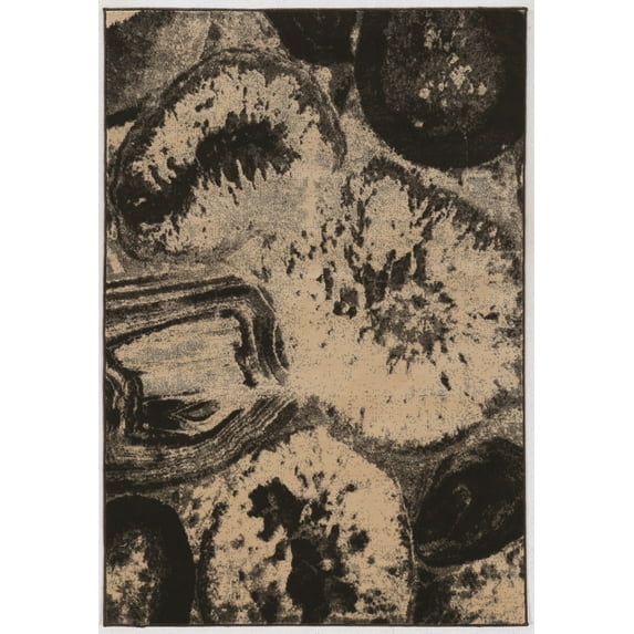 Linon Home Decor Persian Treasures Area Rug Collection, Red and Cream, 5' x 7.6'