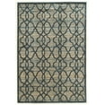 thumbnail image 1 of Linon Home Decor Platinum Area Rug Collection, Blue and Cream, 2' x 3', 1 of 3