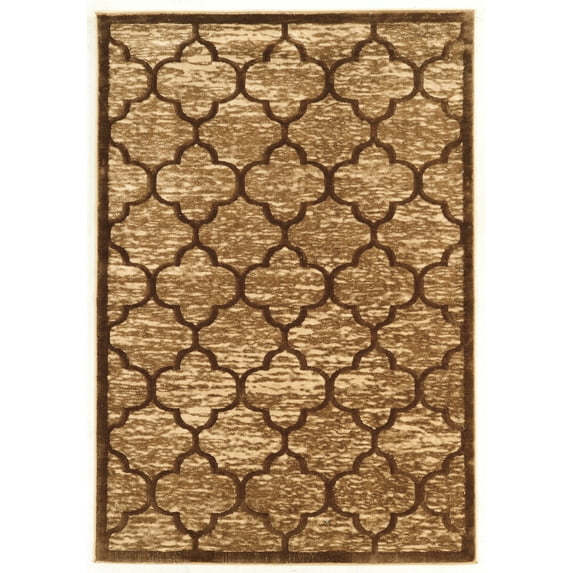 Linon Home Decor Platinum Area Rug Collection, Blue and Gray, 5' x 7'6"