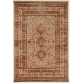thumbnail image 1 of Linon Home Decor Serape Area Rug Collection, Beige and Multicolor, 2' x 3', 1 of 4