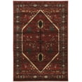 thumbnail image 1 of Linon Home Decor Serape Area Rug Collection, Red and Orange, 2' x 3', 1 of 4