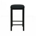 thumbnail image 1 of Linon Home Decor Speakeasy Backless 25-inch Counter Stools (Set of 2) Black, 1 of 5
