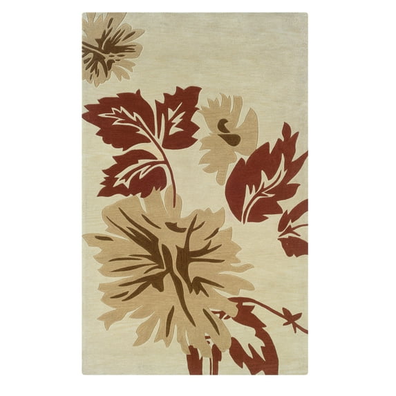 Linon Home Decor Trio Area Rug Collection, Charcoal and Multicolor, 1.83' x 2.83'