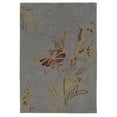 thumbnail image 1 of Linon Home Decor Trio Area Rug Collection, Chocolate and Spa Blue, 1.83' x 2.83', 1 of 3