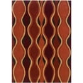 thumbnail image 1 of Linon Home Decor Trio Area Rug Collection, Chocolate and Spa Blue, 8' x 10', 1 of 2