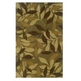 thumbnail image 1 of Linon Home Decor Trio Area Rug Collection, Green and Brown, 5' x 7', 1 of 4