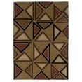 thumbnail image 1 of Linon Home Decor Trio Area Rug Collection, Green and Brown, 5' x 7', 1 of 3