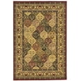 thumbnail image 1 of Linon Home Decor Trio Area Rug Collection, Green and Garnet, 8' x 10', 1 of 5