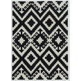 thumbnail image 1 of Linon Home Decor Trio Area Rug Collection, Ivory and Black, 1'10" x 2'10", 1 of 5
