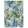 thumbnail image 1 of Linon Home Decor Trio Area Rug Collection, Navy and Ivory, 8' x 10', 1 of 6
