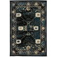 thumbnail image 1 of Linon Home Decor Vintage Area Rug or Runner Collection, Navy and Beige, 5' x 7.6', 1 of 3