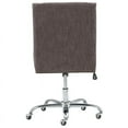 thumbnail image 1 of Linon Home Decor Violet Charcoal Office Swivel Chair, 1 of 5